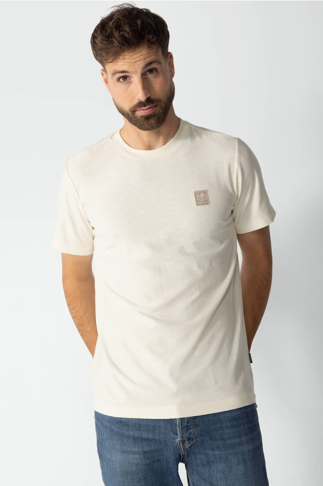 T SHIRT VAN ZWARE JERSEYSTOF MET SLUBS 36135088 1700